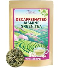 Amazon.com: TeeLux Decaf Jasmine Green Tea, Decaffeinated Jasmine